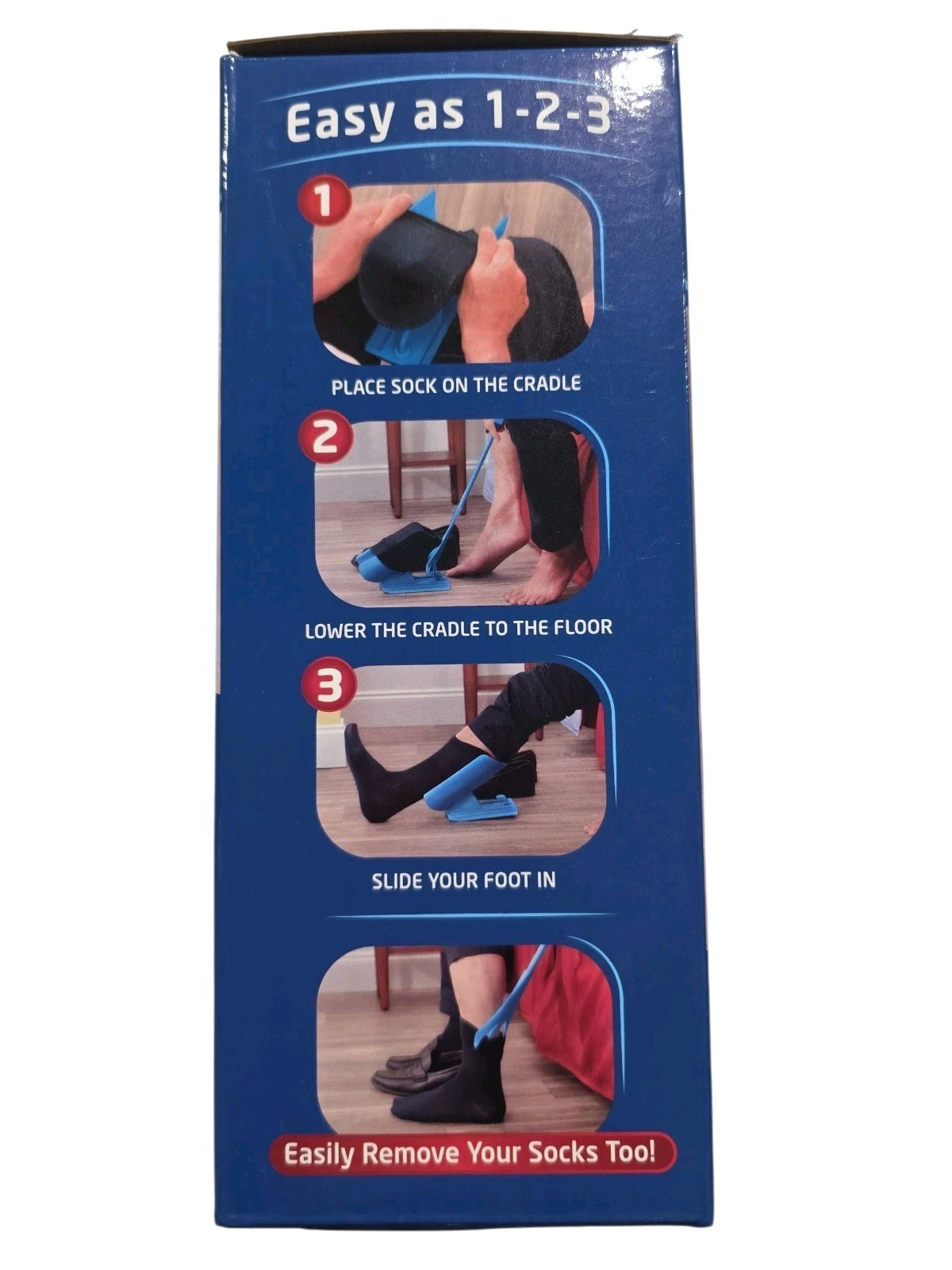Sock Slider Easy On Off Sock Aid Kit Shoe Horn As Seen On TV by Allstar Products