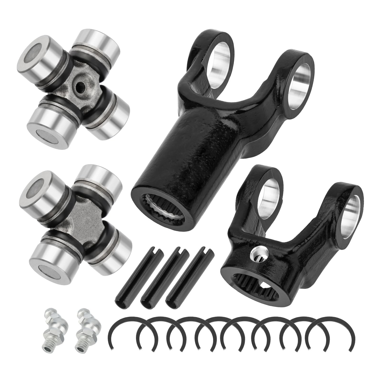 Front Prop Shaft Yoke & U-Joint 2 Side for Polaris Sportsman 300 500 570 700 800