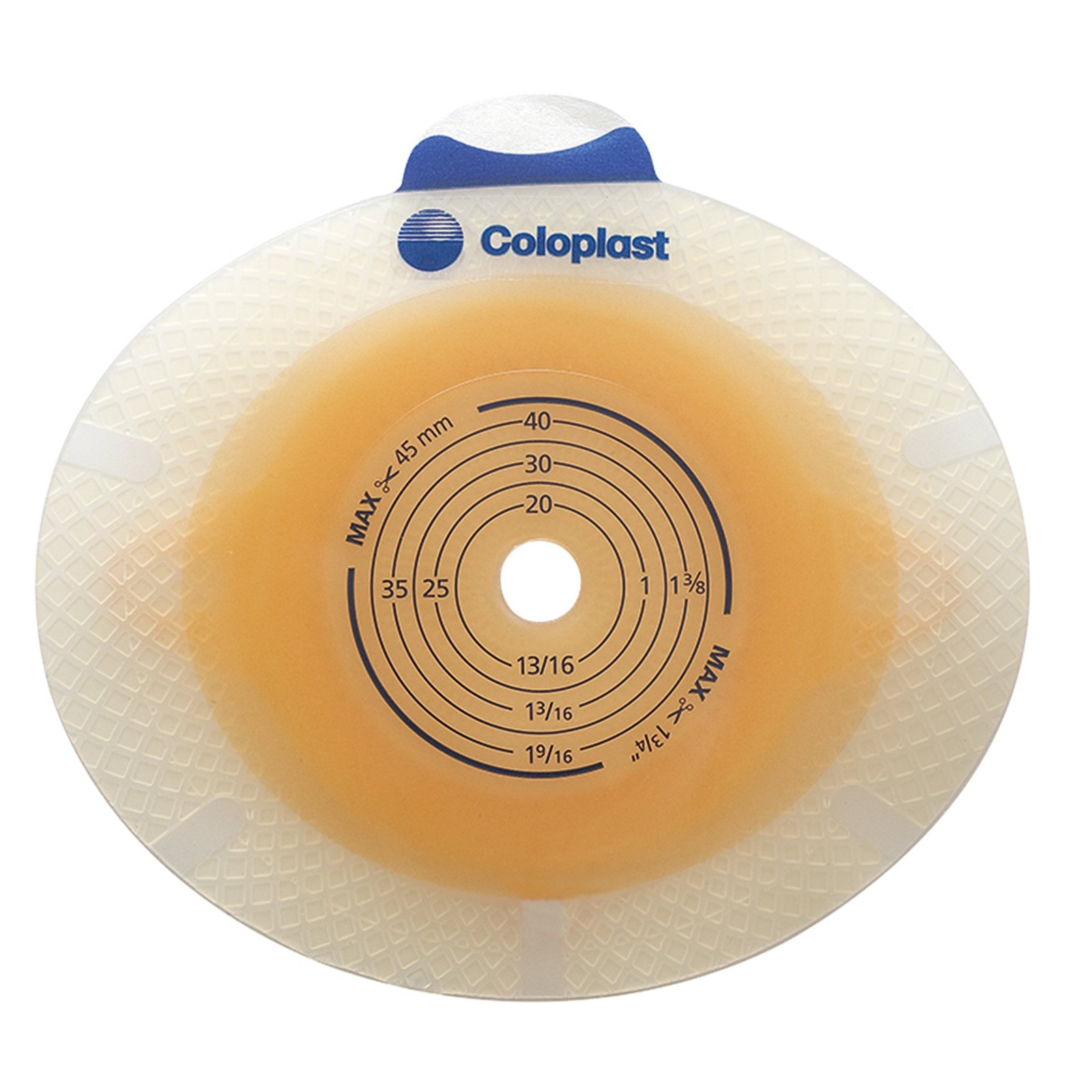 Coloplast Precut Standard Wear Ostomy Barrier 50 mm Flange 5 per Box