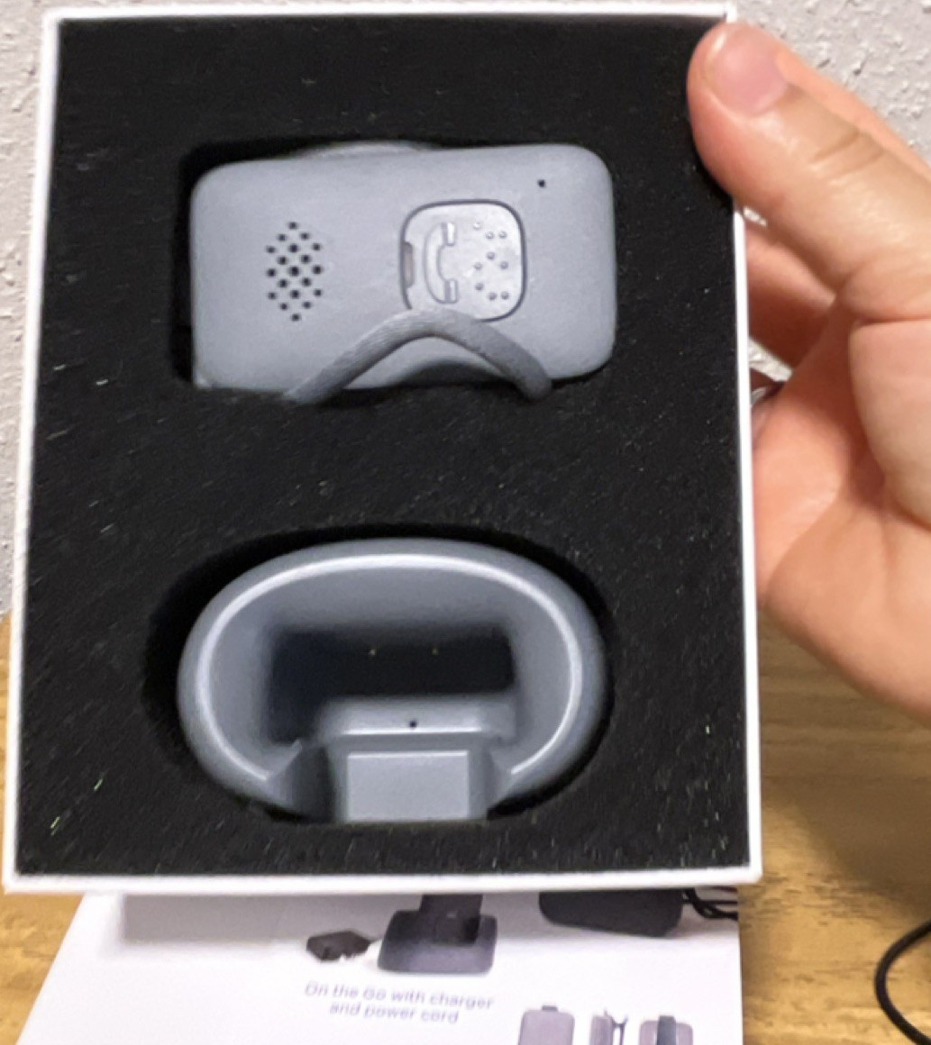 PT102A Mobile GPS Alert Device Grey with Charger, Power Cord, Belt Clip