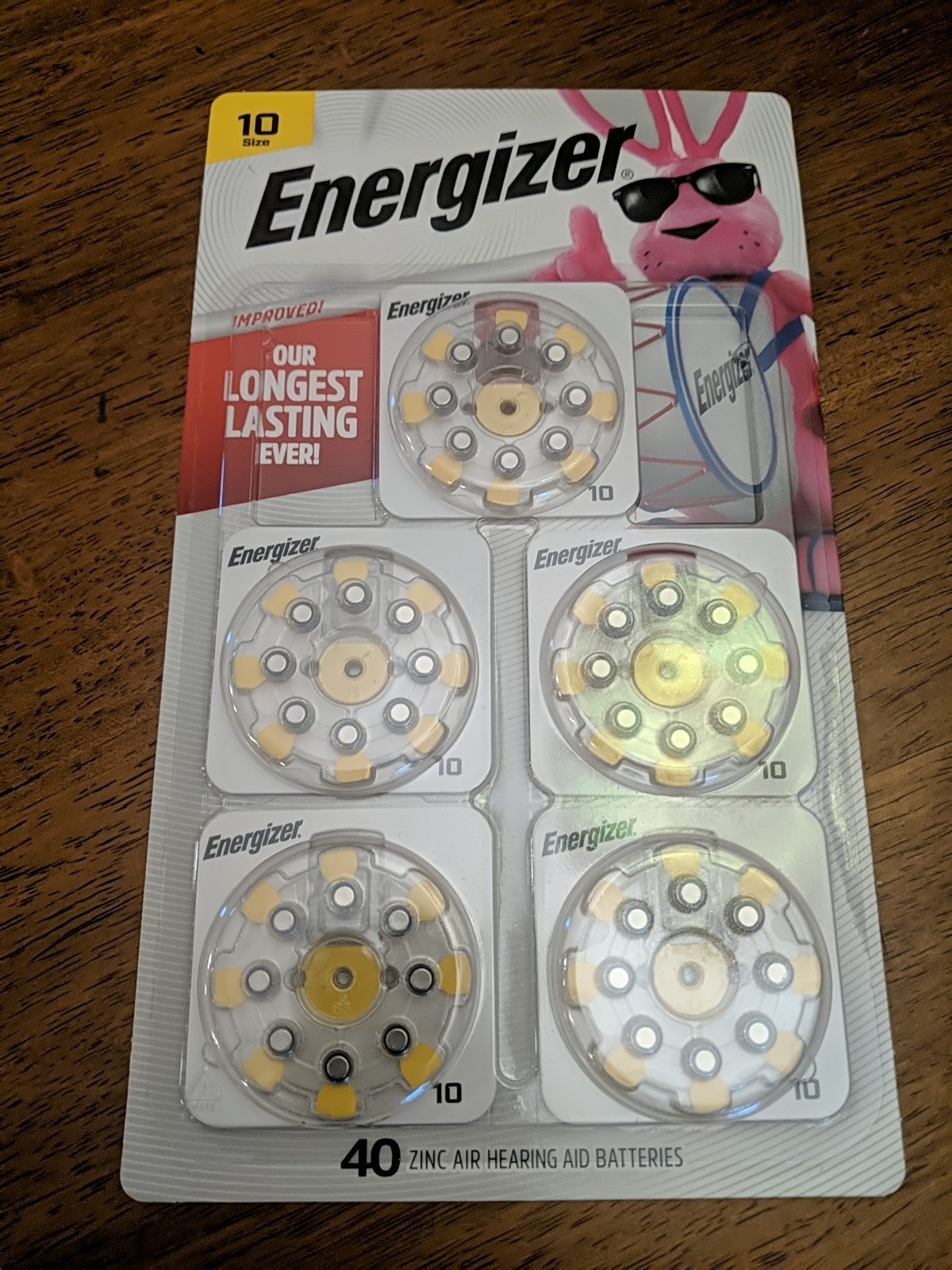 40 Energizer Size 10 Zinc Air Hearing Aid Batteries Best Before 11/26 AZ10DP-40T