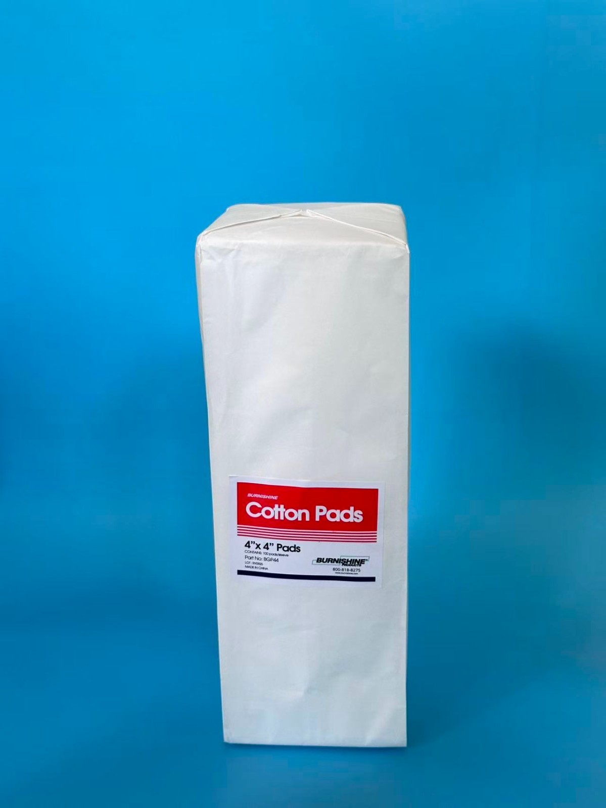 Burnishine 4×4 Cotton Pure Pads (Handi Pads)