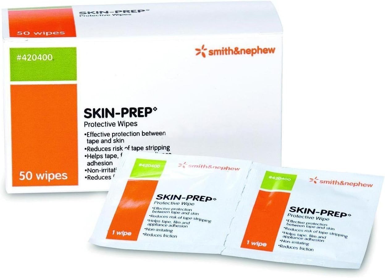 Fast-Acting Skin-Prep Protective Wipes for Improved Adhesion & Skin Health