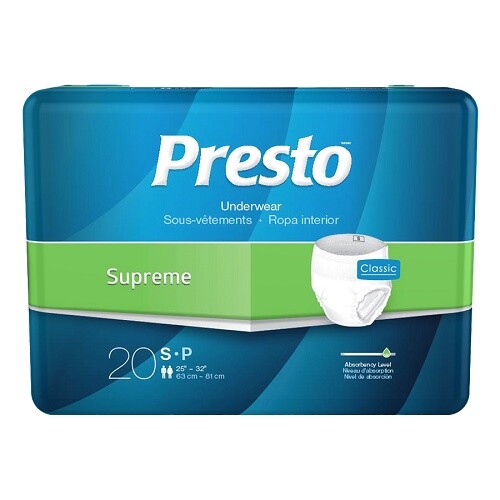 Presto Protective Underwear Small 22″-36″ 20/BG- AUB23010