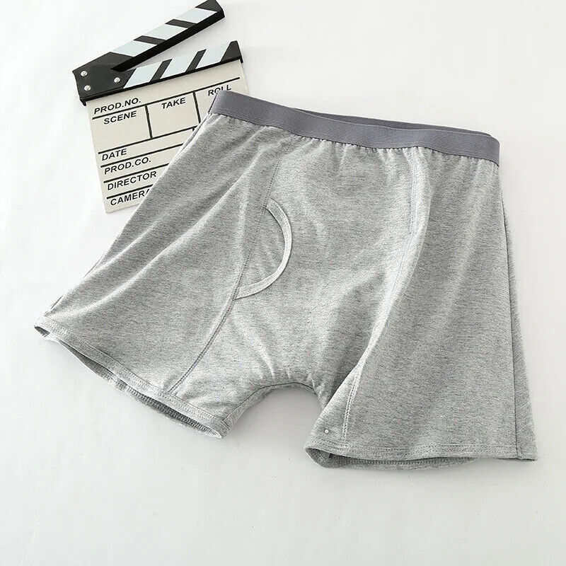 2PC Men Leak-Proof Underwears Underpants Leakage Prevention for Elderly Patients