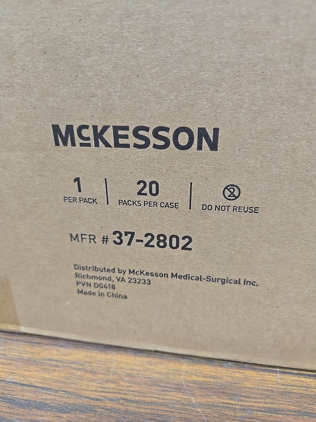 (20) McKesson Disposable Urinary Drainage Bags 2000 ml MFG# 37-2802