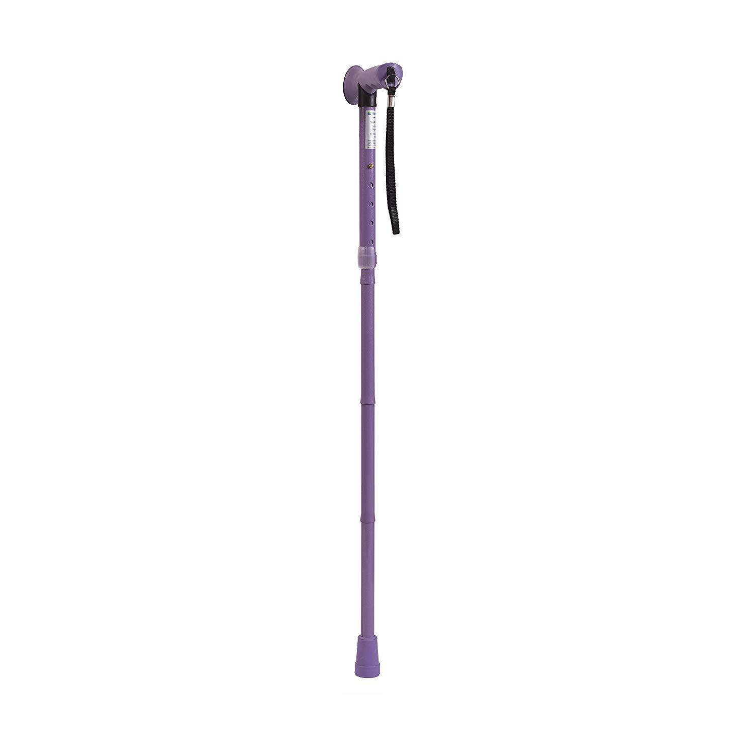 Folding Walking Stick, Soft Comfort Grip Collapsible Walking Stick, Adjustable F
