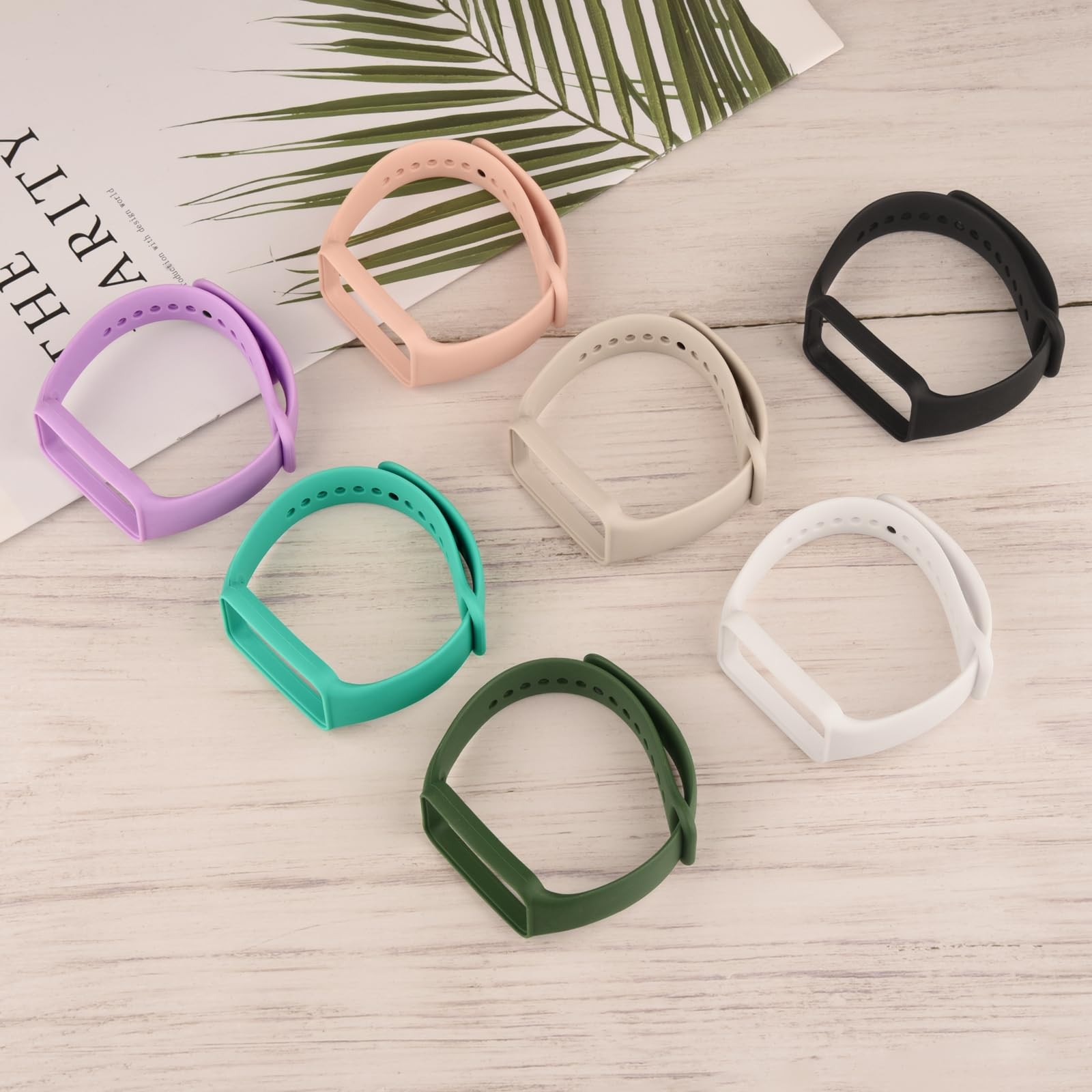 Tobfit Replacement Band Compatible for Amazfit 7 Strap, 135-210mm, Black