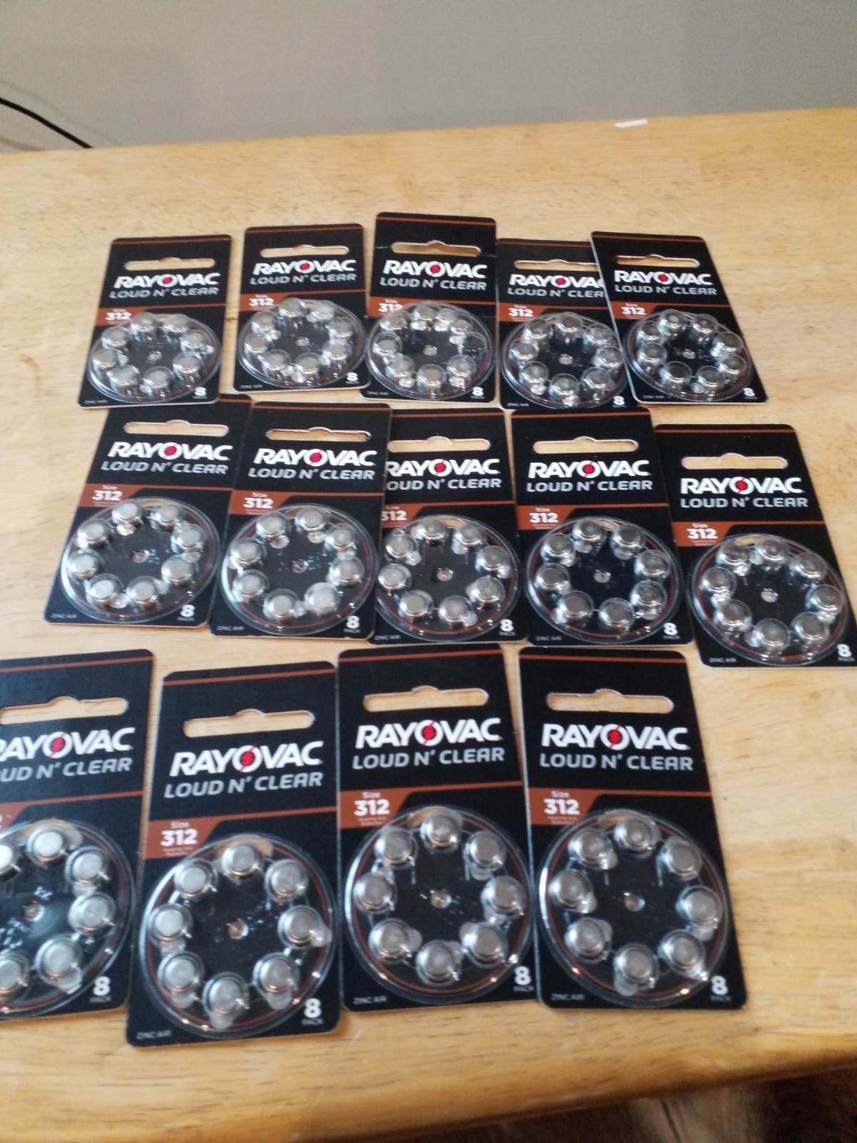 RAYOVAC Loud N’ Clear HEARING AID BATTERIES #312 14 PK (112) EXP 3/25
