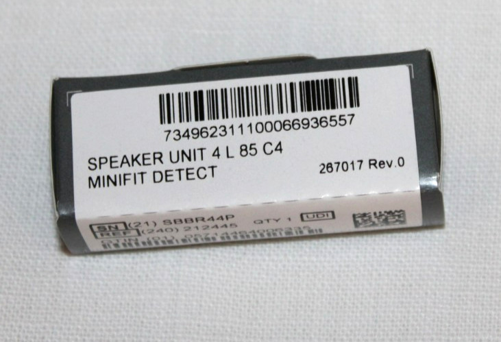 NEW Sealed Oticon miniFit Detect C4 Intent Receiver (4-85db Left) -BRC