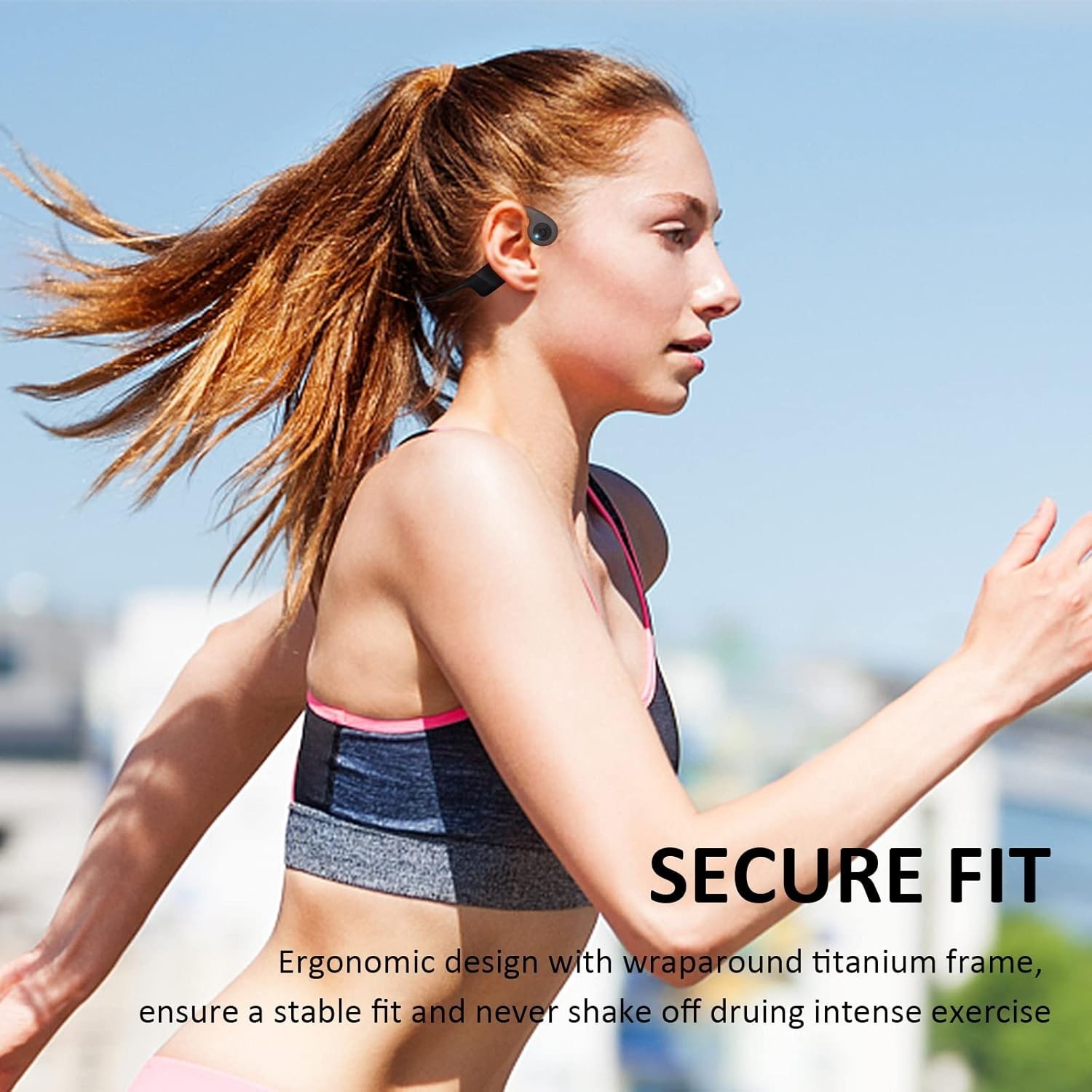 Bone Conduction Hearing Aids for Deafness Bluetooth Noise-Cancelling 4416