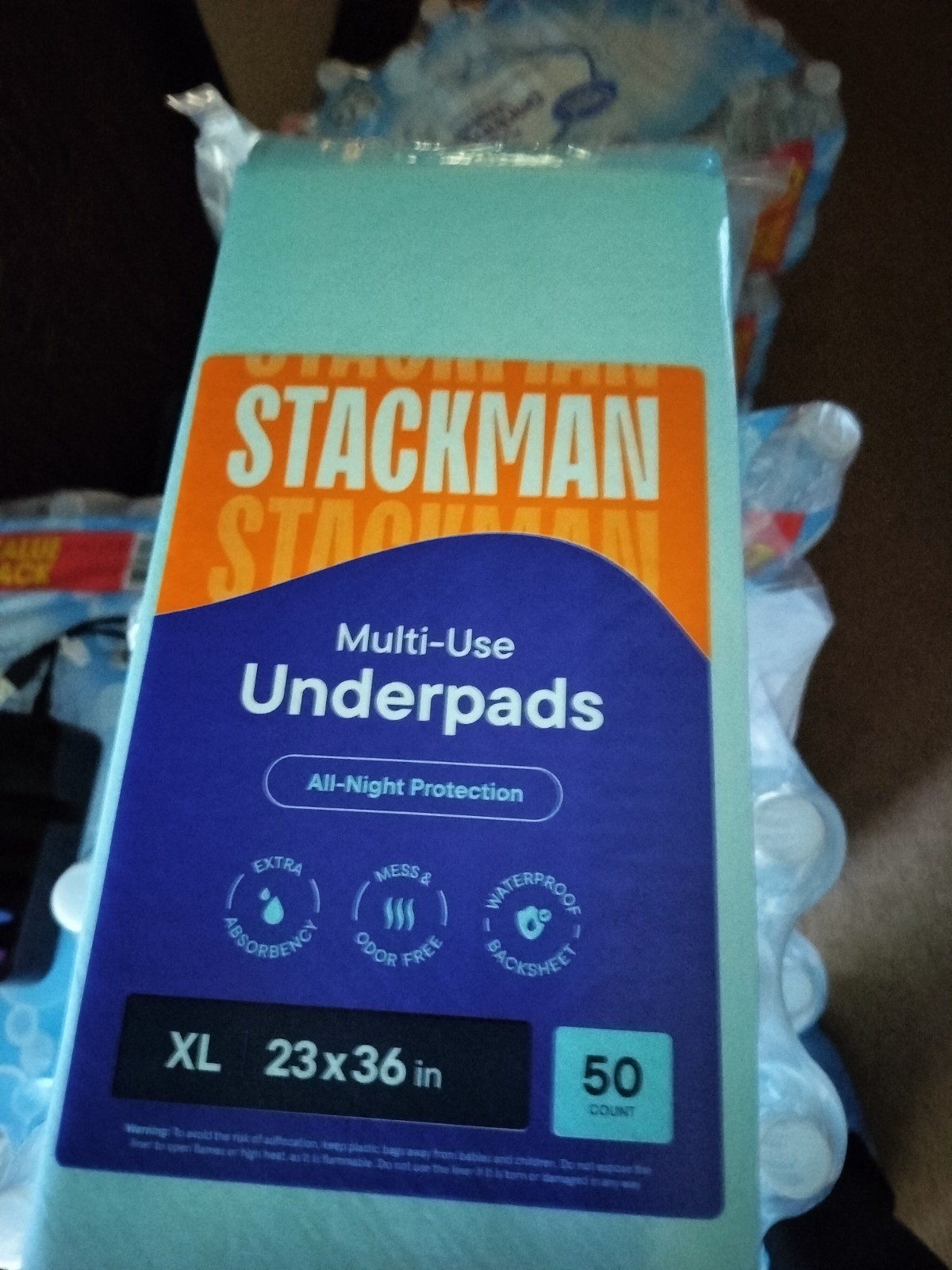 2 – 50 Pk Disposable Underpads 23″x36″ Ultra Absorbent Bed Pads for Incontinence