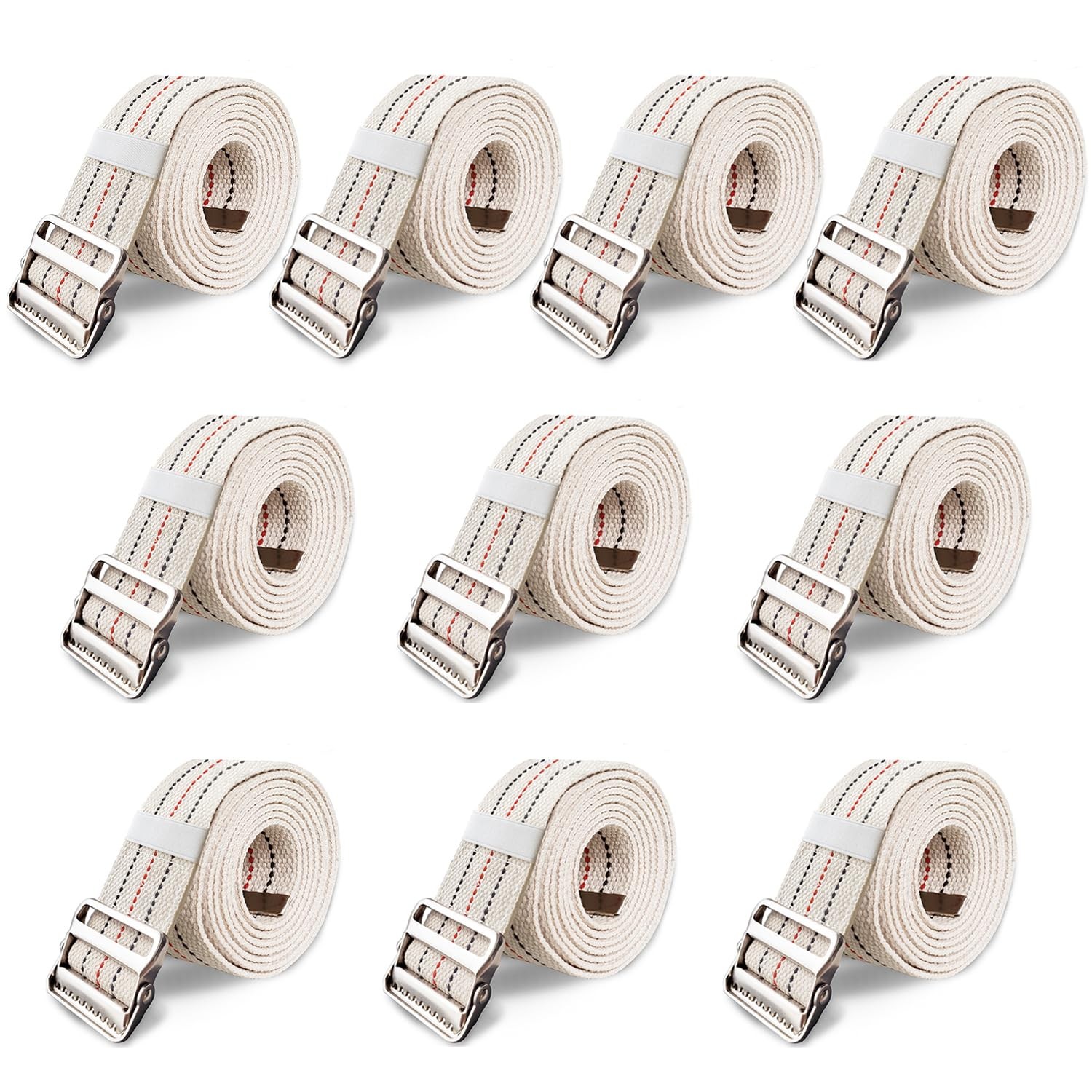Aliseniors 10 Pack Transfer And Gait Belt – 60 Inch Standing And Transfer