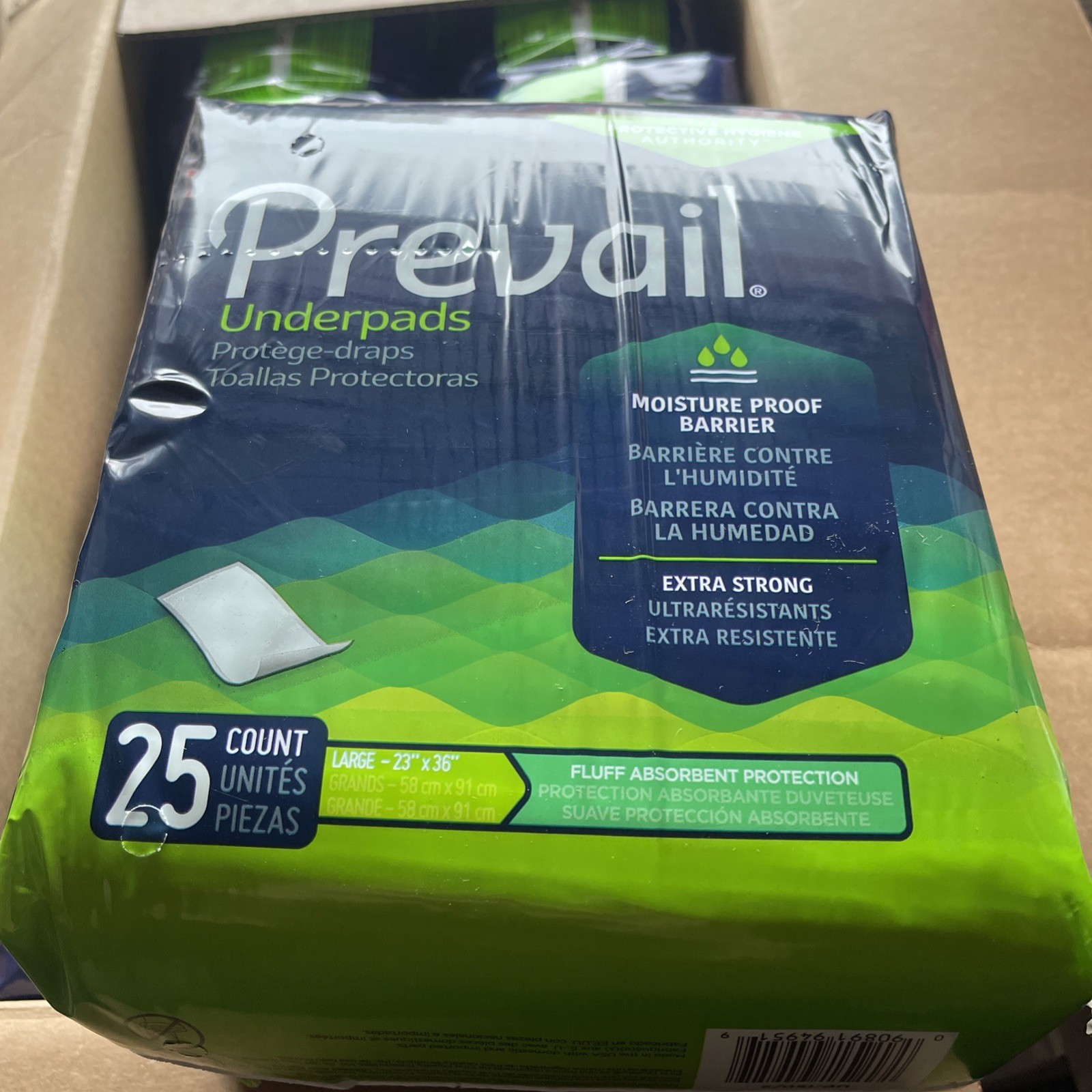 Prevail Total Care Disposable Large Underpads 23X36″ UP-150/1 25 pads