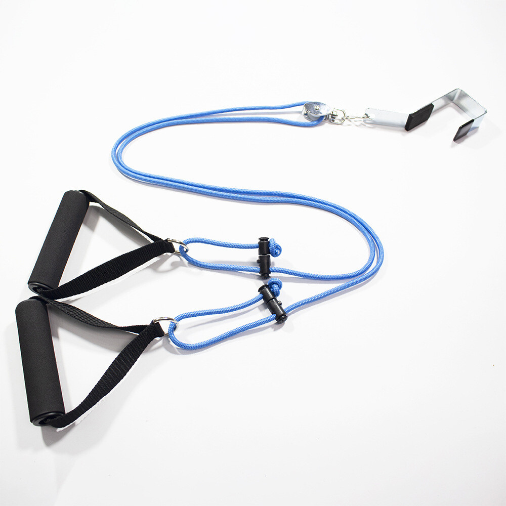 Overhead Shoulder Pulley Door Exercise Equipment for Back Workout Home Gym