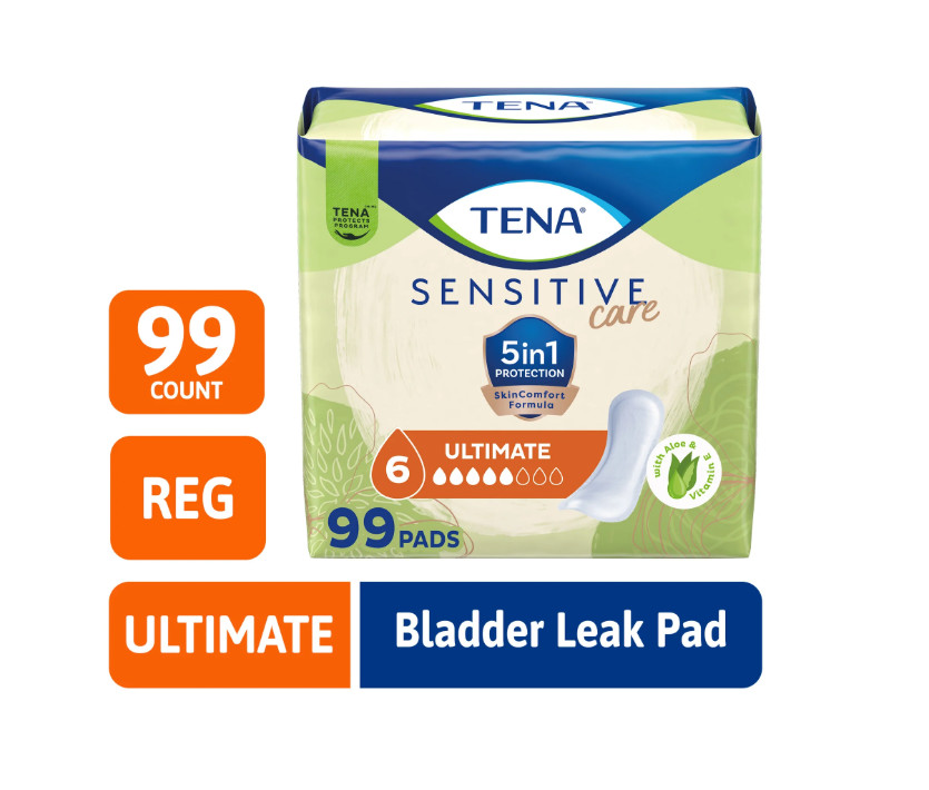 TENA Sensitive Care Ultimate Pads Women 99ct Incontinence