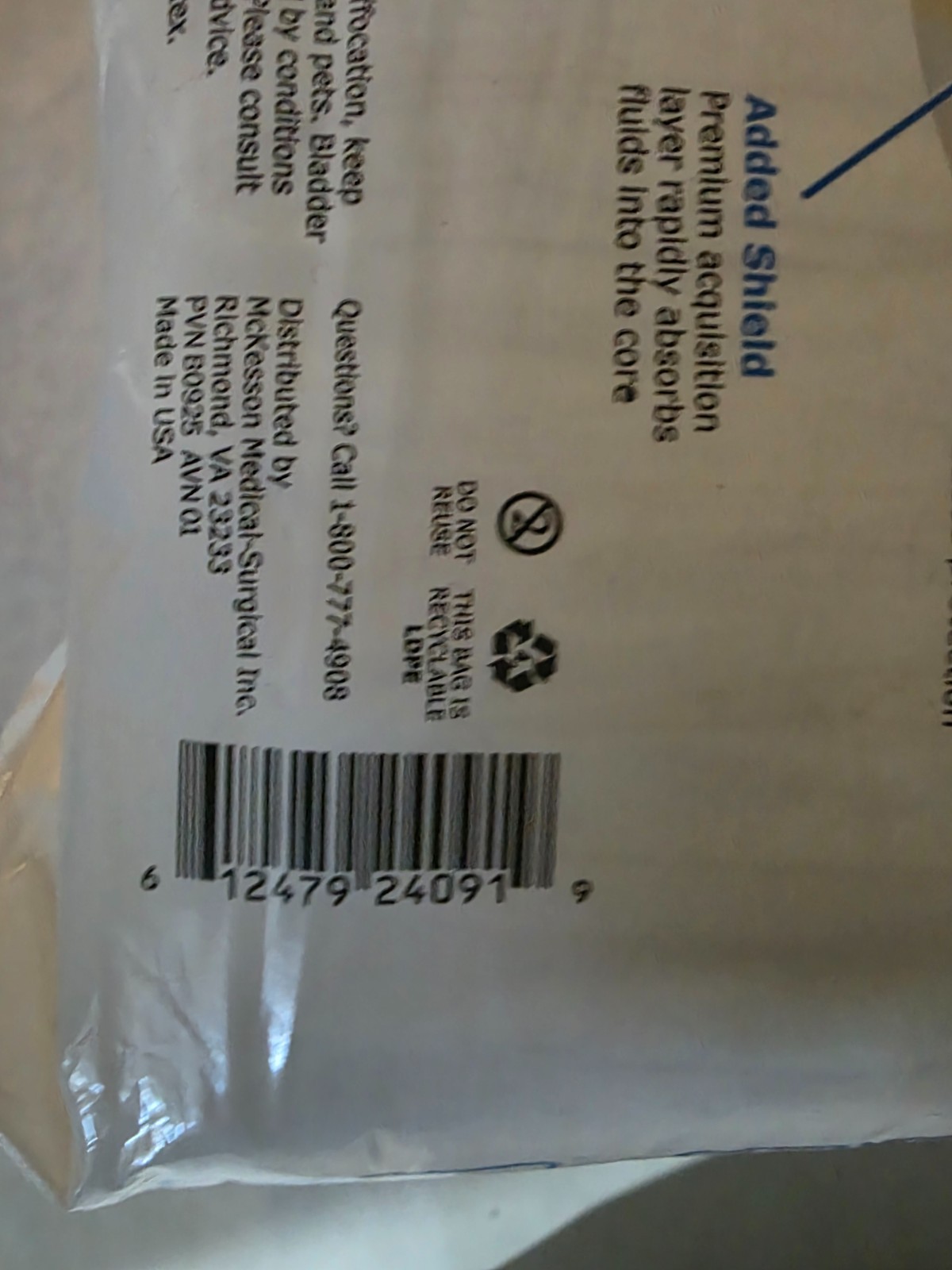 McKesson Unisex Adult Incontinence Super Brief X-Large 15ct Lot of 2 Total 30