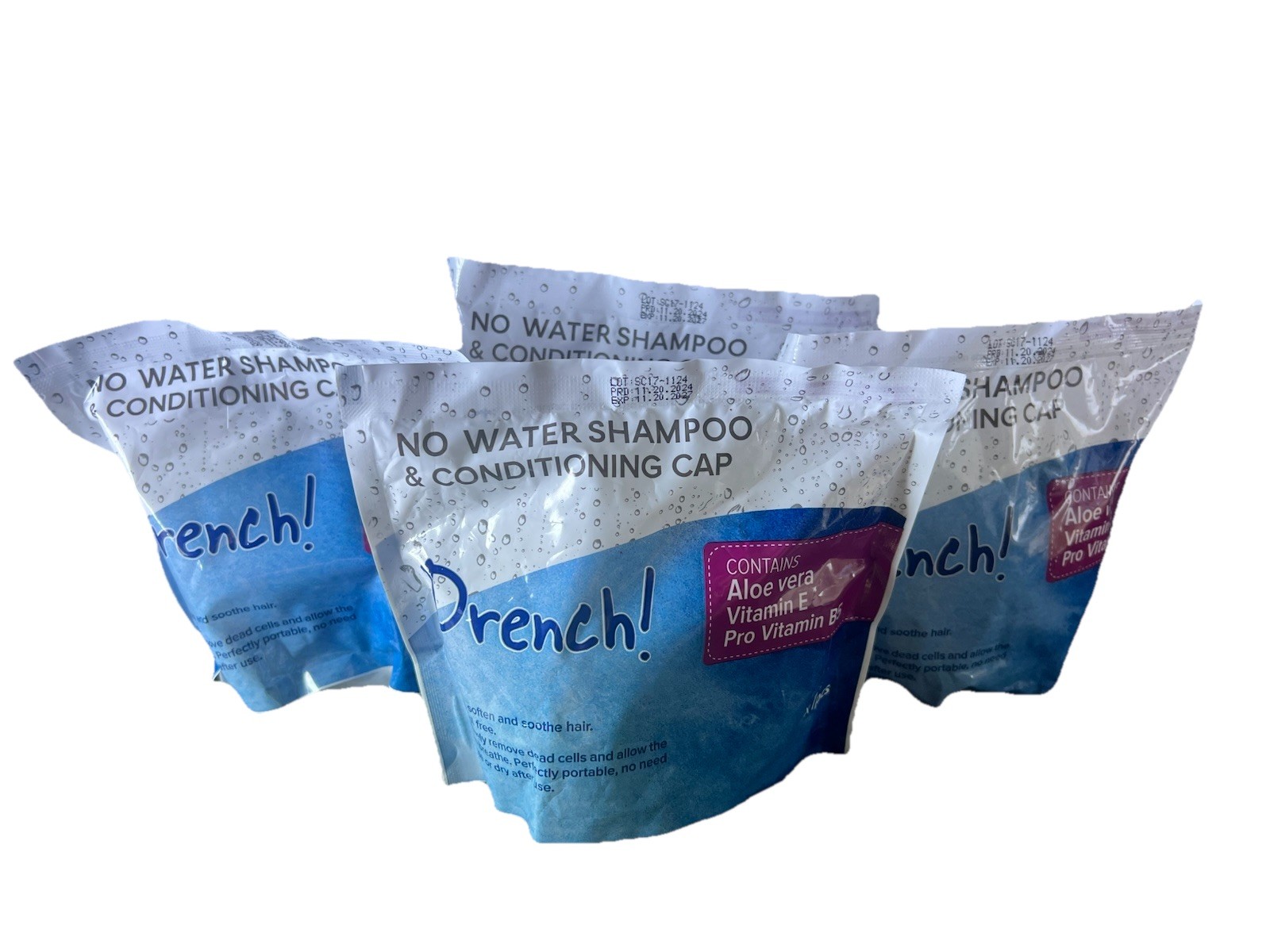 DRENCH – No Rinse Shampoo & Conditioning Cap – New