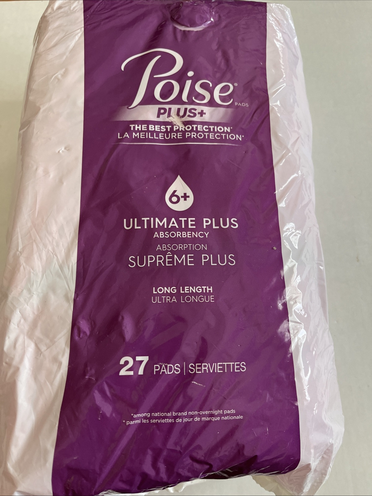 NEW Poise Pads Ultimate Plus Supreme Long Length 27
