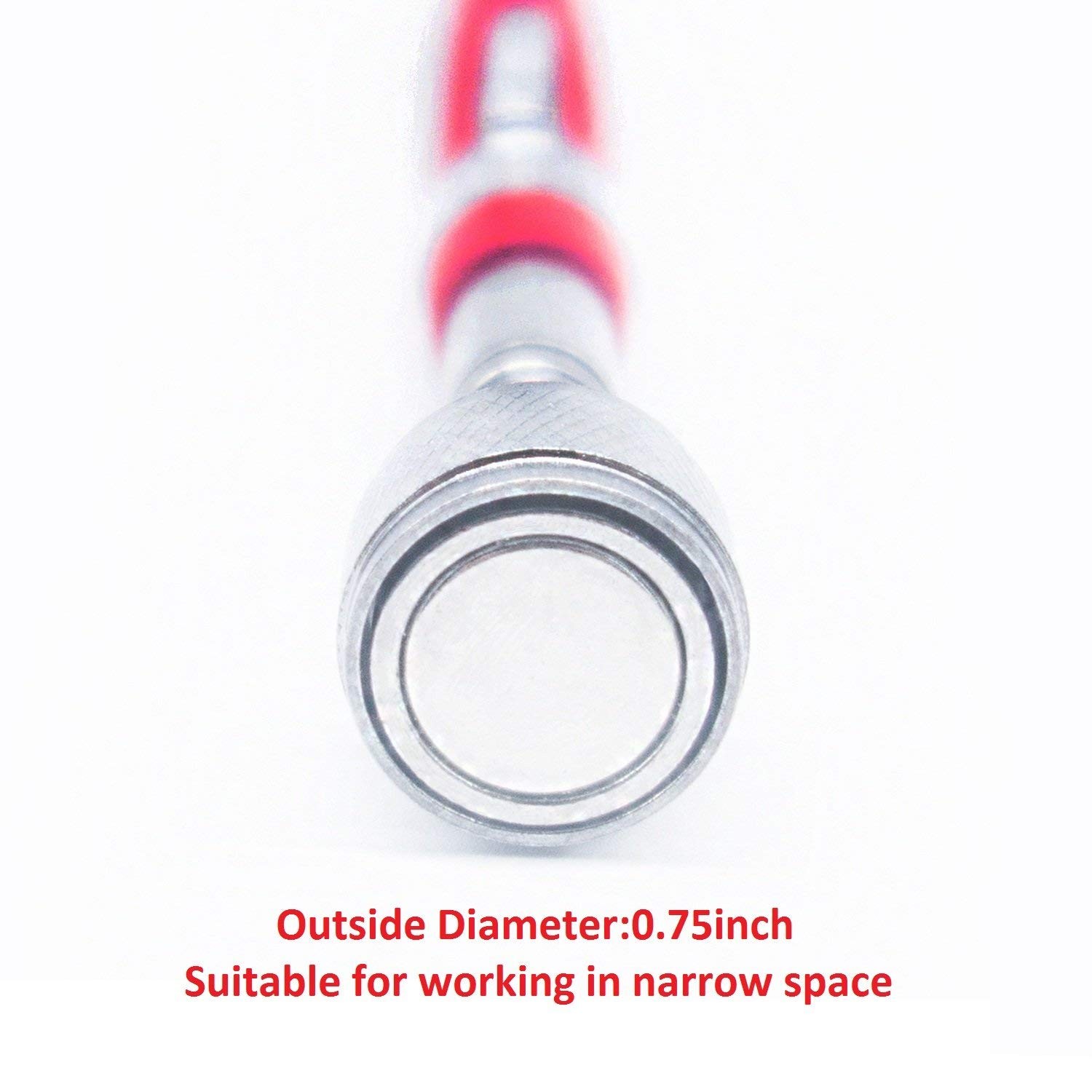 Telescopic Magnetic Pickup Tool,8LB Magnet Stick, 30″ Extendable Magnet with …