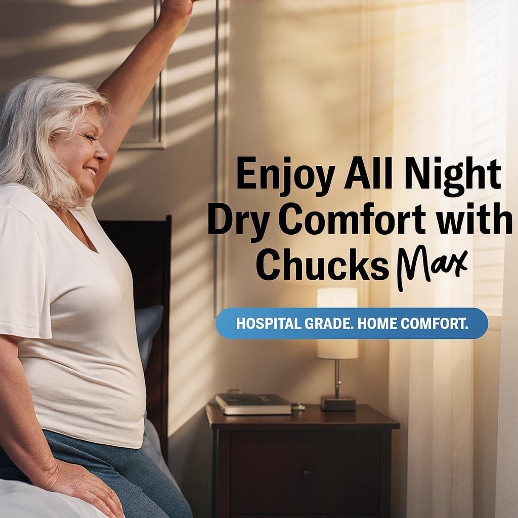 Chucks® MAX Hospital Bed Pads Disposable Adult 36 x 36 Breathable Incontine
