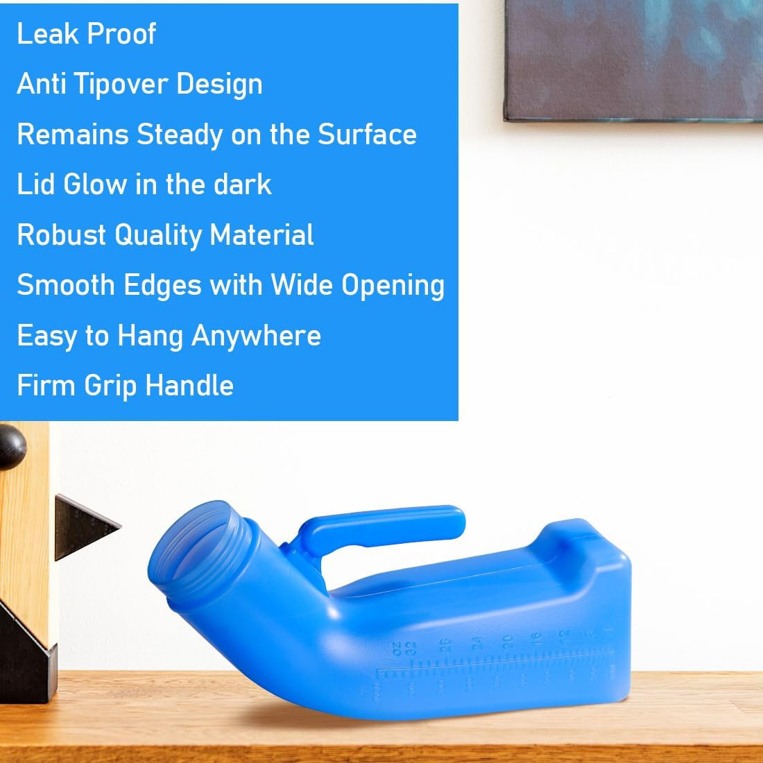 Male Urinals Urine Bottle for Men Portable Travel Pee Bottles Spill Proof Urinar
