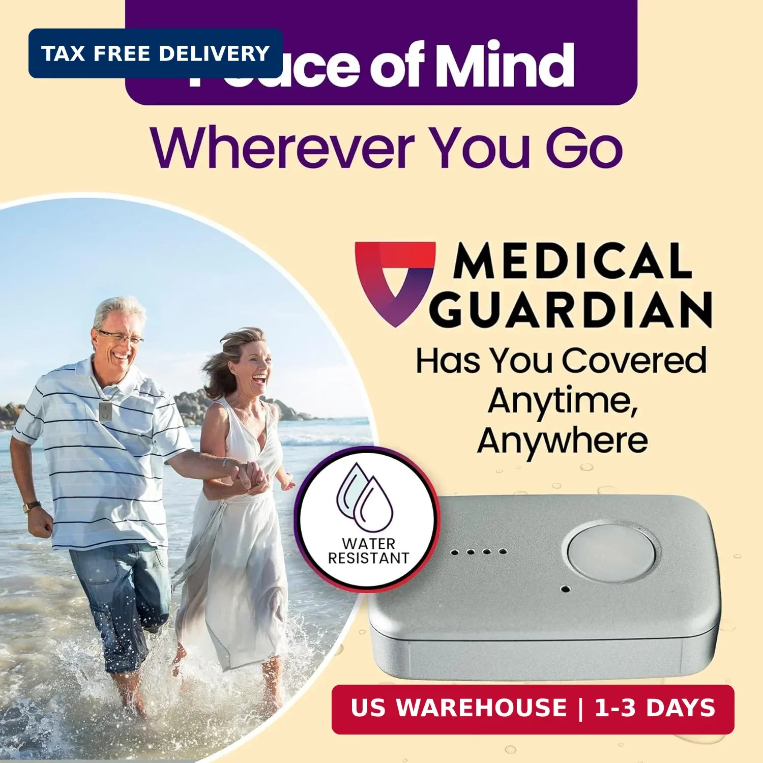 Medical Guardian MGMini Medical Alert Device for Seniors | Subscription Required