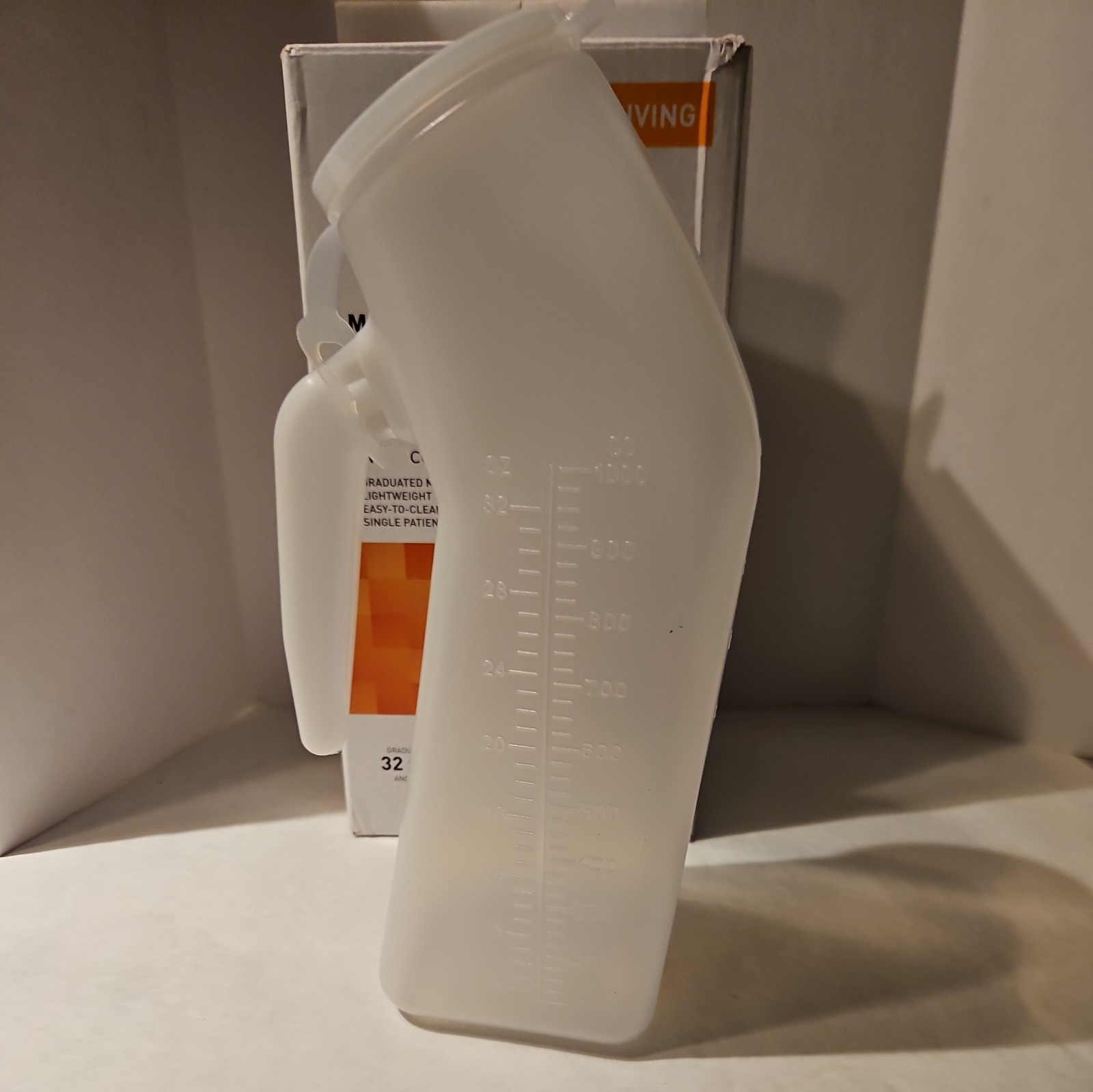 McKesson Male Urinal 32 oz. / 946 mL White LOT OF 6 BRAND NEW