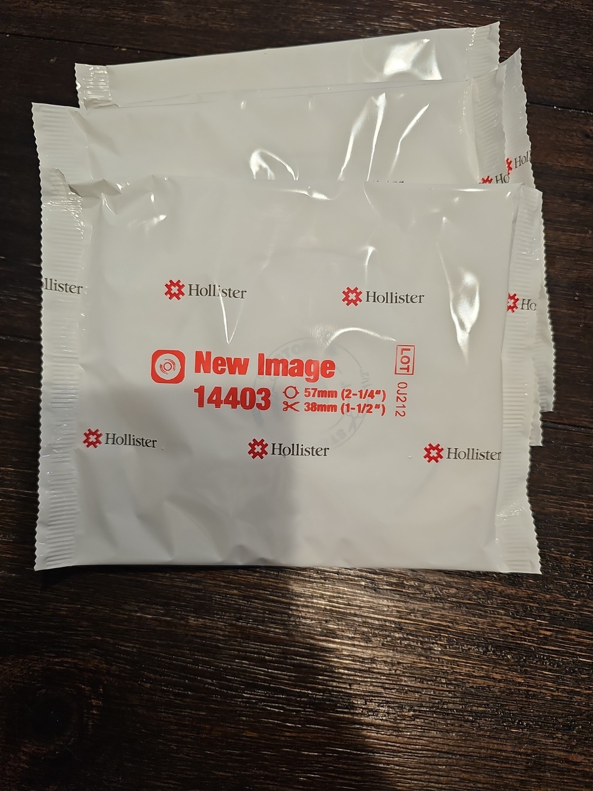 5 No Box 14403 HOLLISTER Ostomy Barrier Adhesive Tape 57mm Flange
