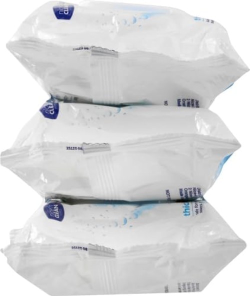 Moist Flushable Wipes for Adults – 3 Packs of 60, Hypoallergenic & Septic Safe
