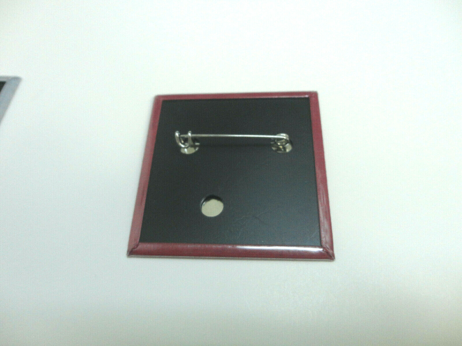 Hearing Impaired pin back Button Square 2″ NEW Disability Aid