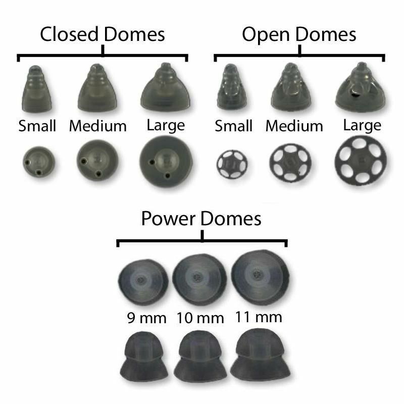 Phonak Hearing Aid Domes Medium Open 6 Pack *USA SELLER* Fits Unitron & Hansaton