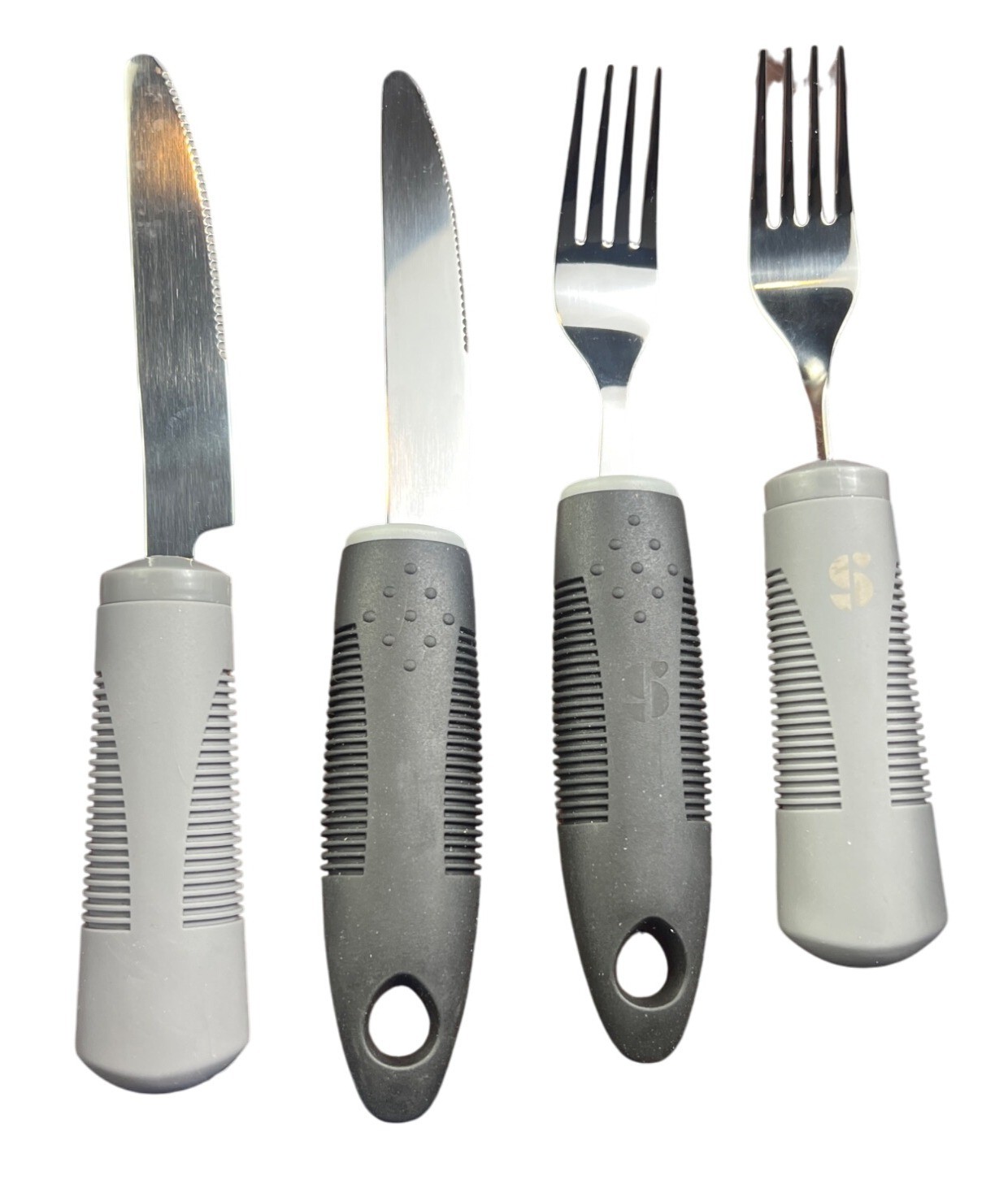 Adaptive Stainless Steel Utensils Set Of 10 With Ergonomic Handles For Easy Grip