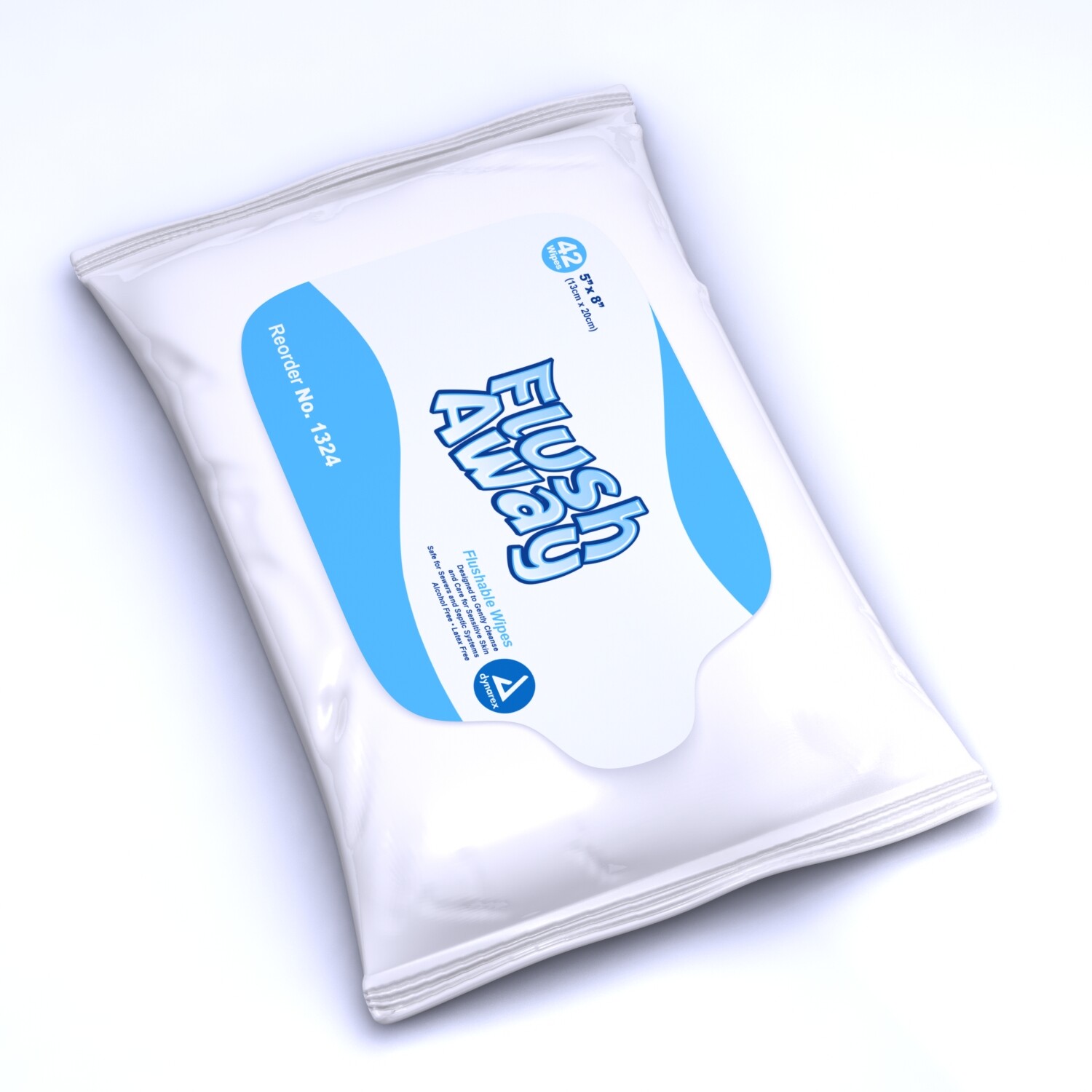 Flush Away Personal Wipe Soft Pack, Scented, 42 Packs of 12 Wipes (504 Total)