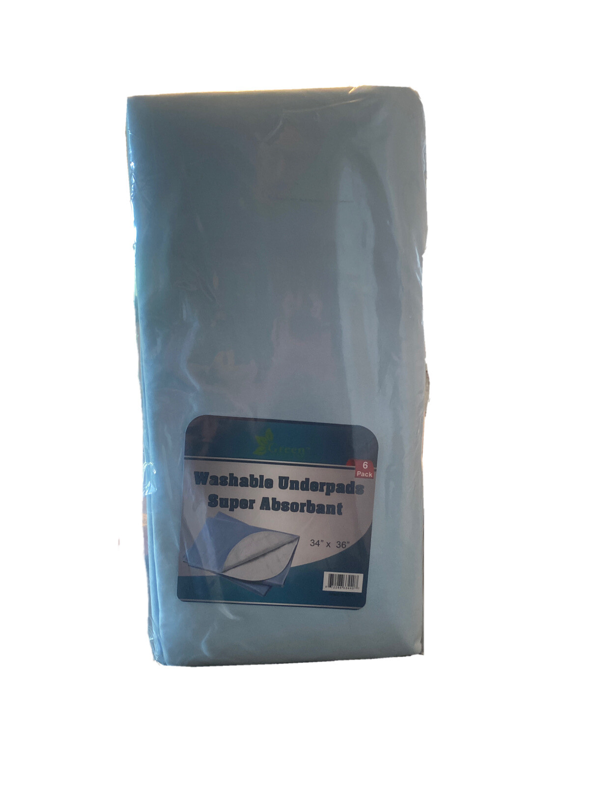 Washable Underpads Pack Of 6 Large Bed Pads 34″ X 36″ For Use As Incontinence Be