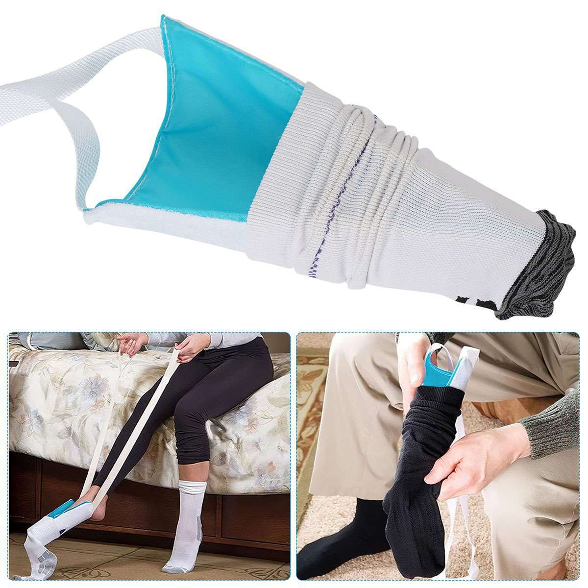 Sock Aid Stocking Aid Foot Socks Putting Assist Disability Dressing Helper Tool