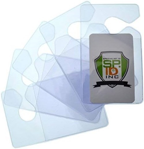 Clear Parking Permit Holder for Small Stickers – 5 Pack
