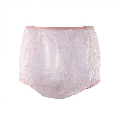 Pink 10300VP Light Weight Standard Fit Adult Plastic Pants for Incontinence