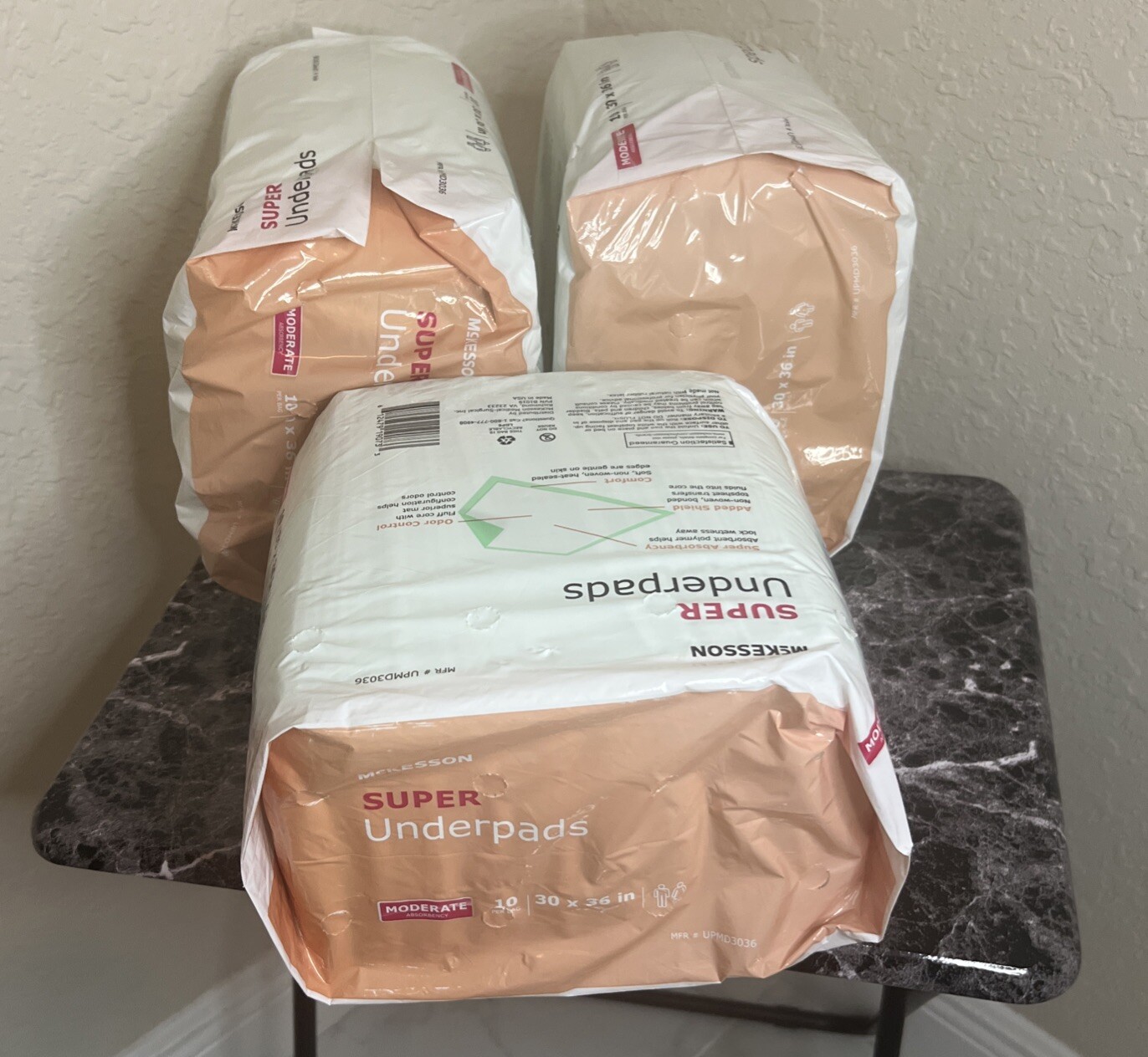 30 McKesson Moderate Absorbency Adult Bed Pad Disposable Underpads 30″x 36″