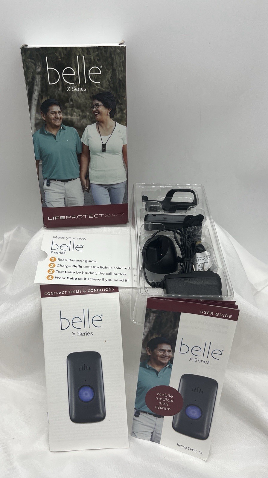 Belle X Series LIFEPROTECT 24/7 Medical Alert System New Open Box