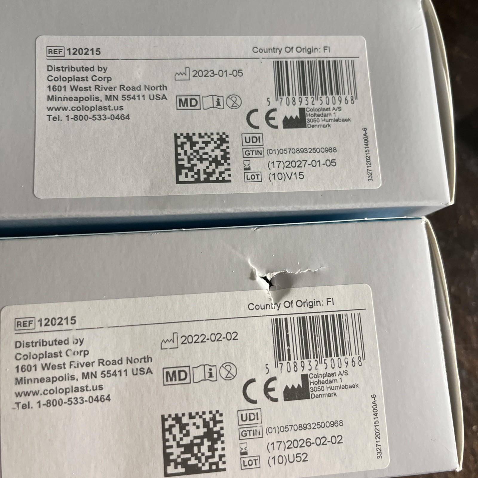 60 Coloplast 120215 BRAVA Skin Barrier Wipes 2 Boxes of 30EA Exp. 2027 and 2026