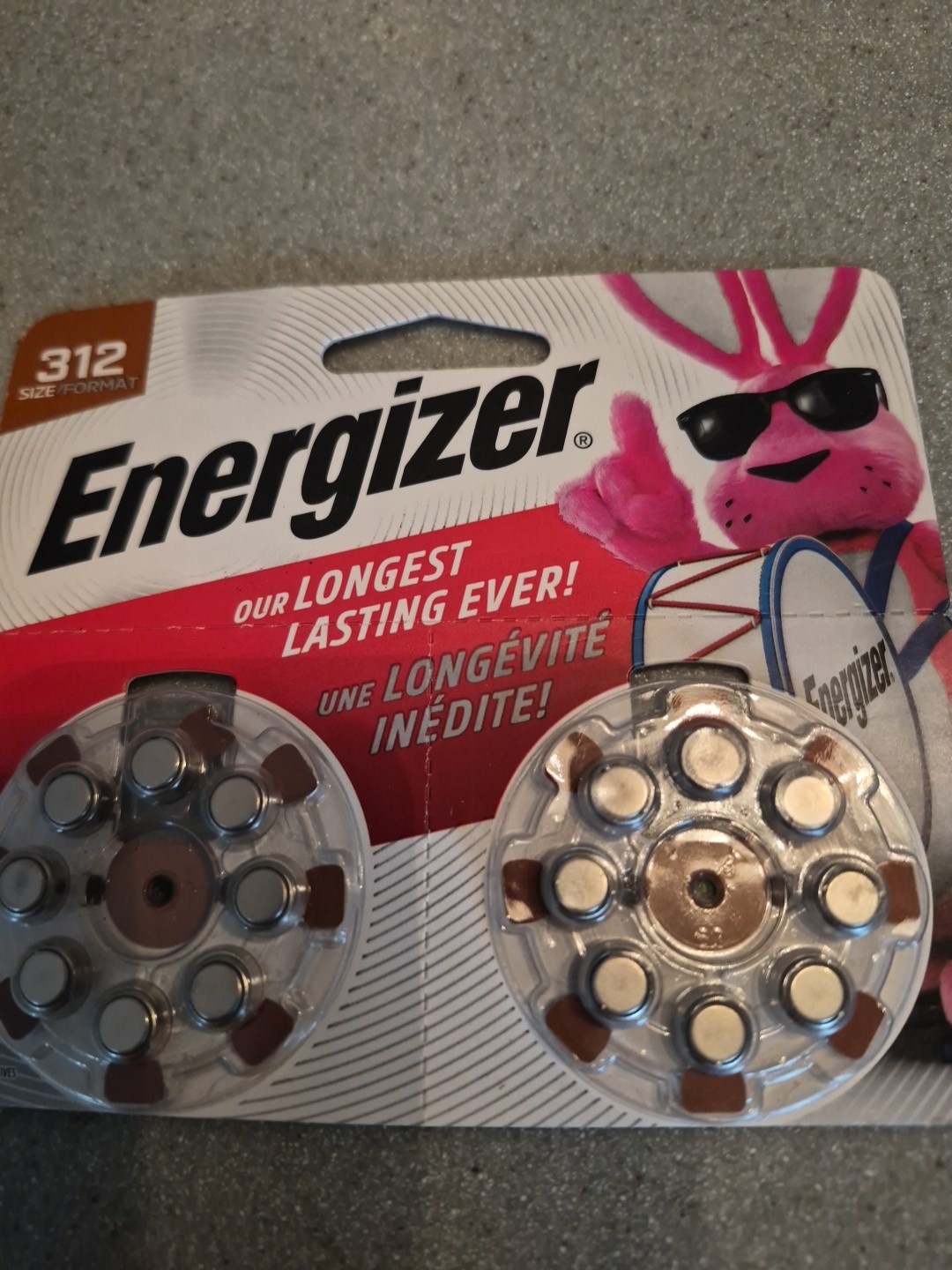 ✨New✨ Energizer Hearing Aid Batteries Size 312 Total 16 Batteries 03/2027