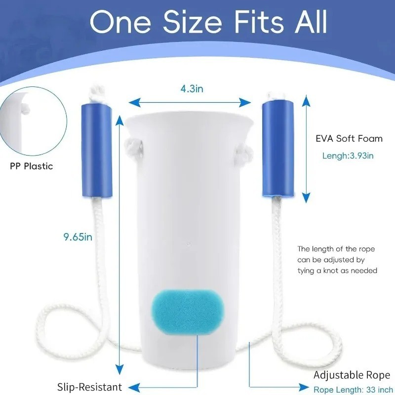 Sock Aid Helper Tool Easy On Off Stocking Slider Assist Device No Bending Kit