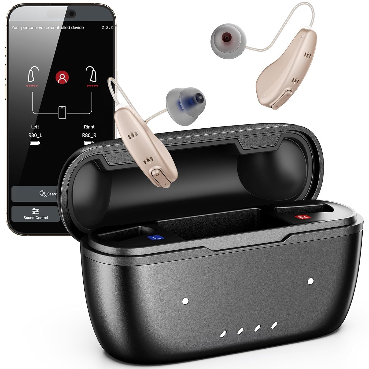 Lexi 3 Bose Pro Bluetooth Full Streaming BTE Rechargeable RIC Hearing Aid HD-Set