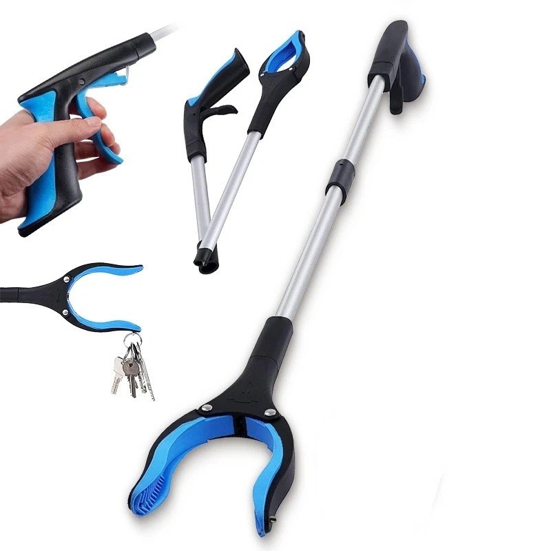 32” Heavy Duty Grabber Industrial Pick Up Stick Hand Grip Trash Reacher