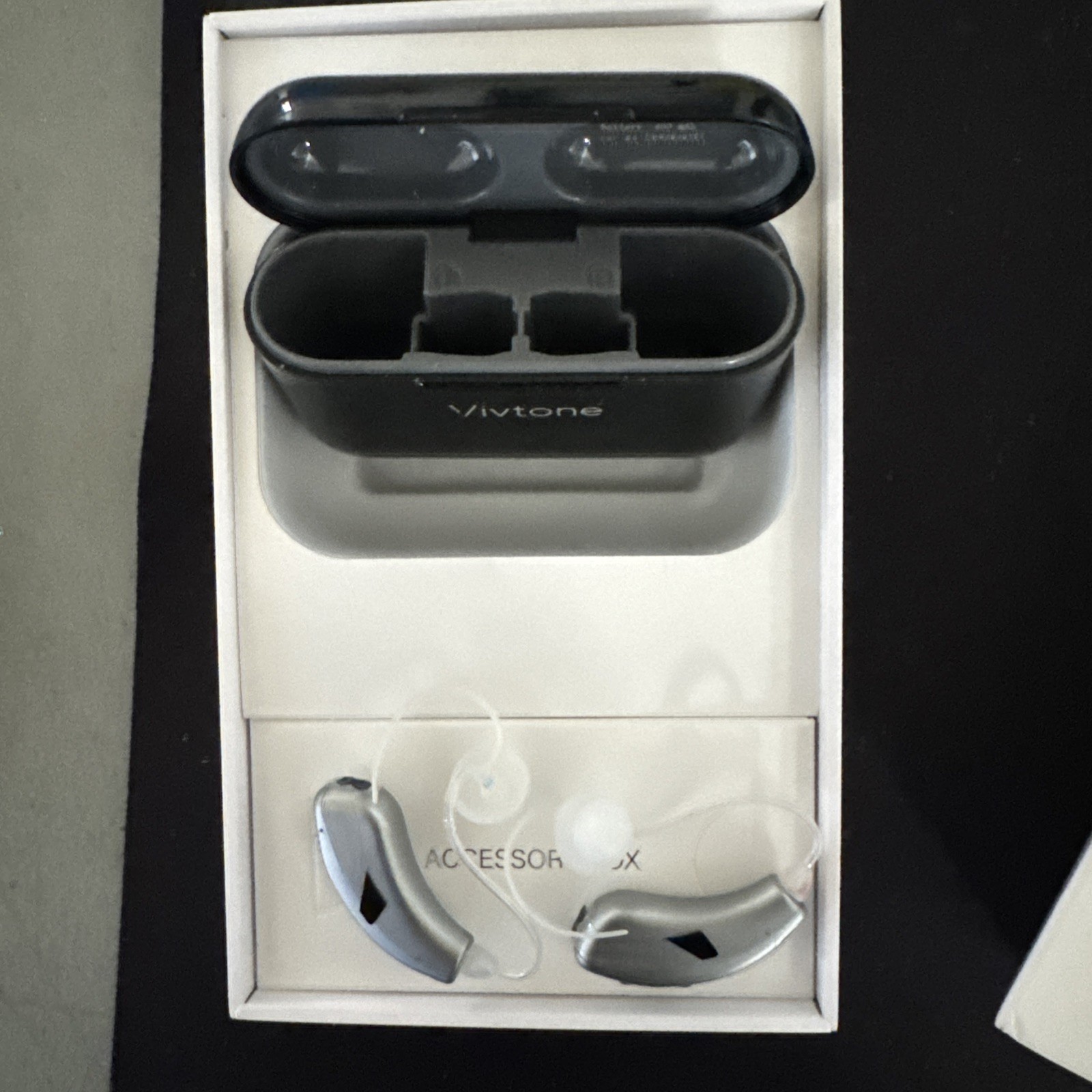 Vivtone Lucid508-S OTC Rechargeable Hearing Aids 8 Channels Silver
