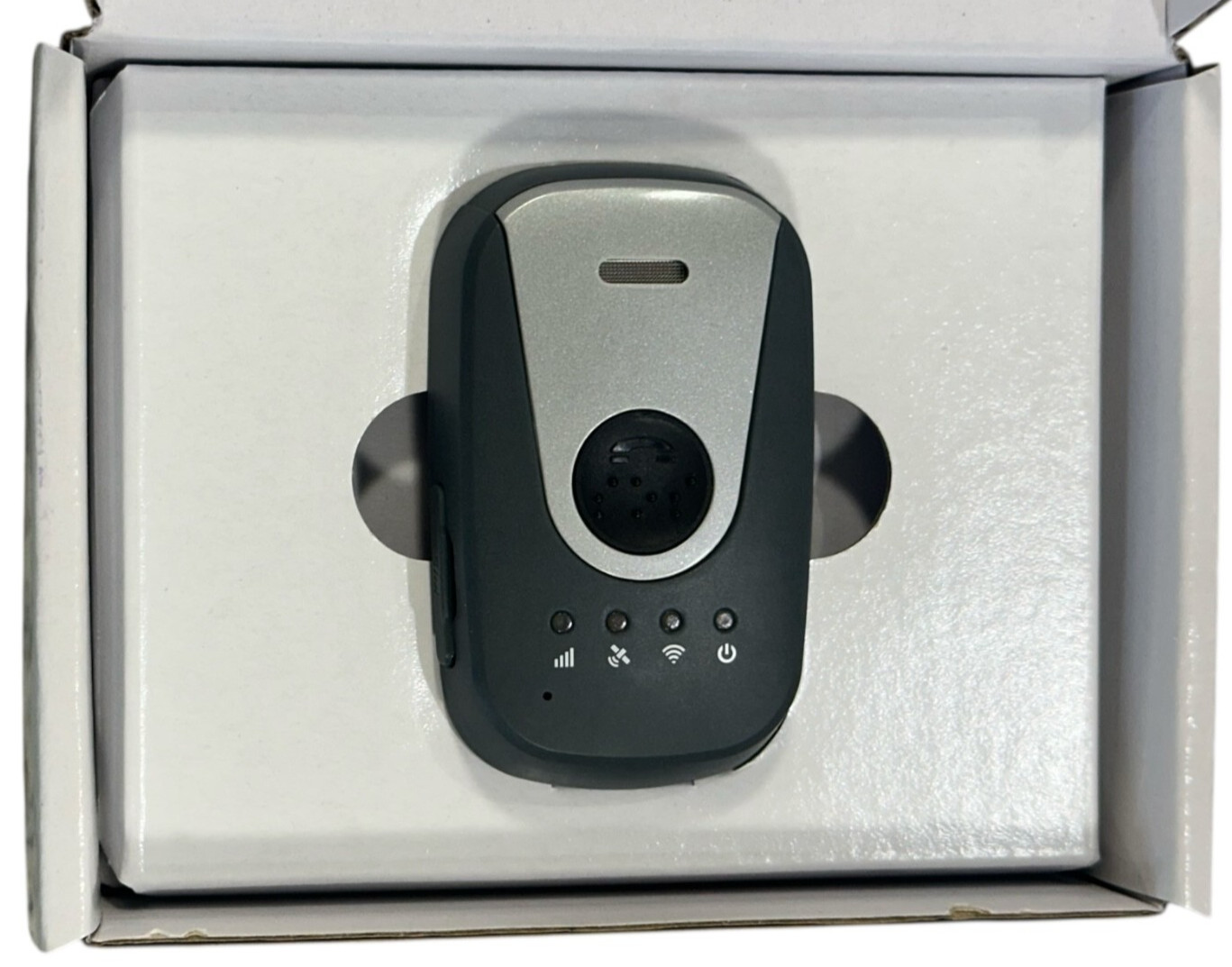 Securatrac Medical Alert Device, Mobile Defender Model 4 for Ultra Mobile Silver