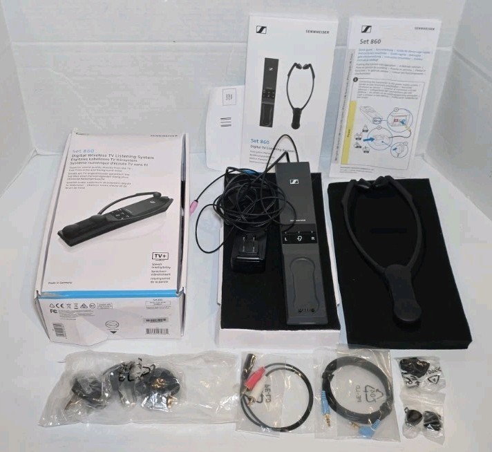 Sennheiser Digital Wireless TV Listening System SET 860 Reduces Background Noise