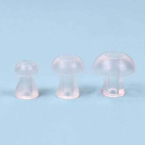 6 Pcs Silicone Hearing Aid Ear Tips Small Replacement Earplugs for BTE,ITE