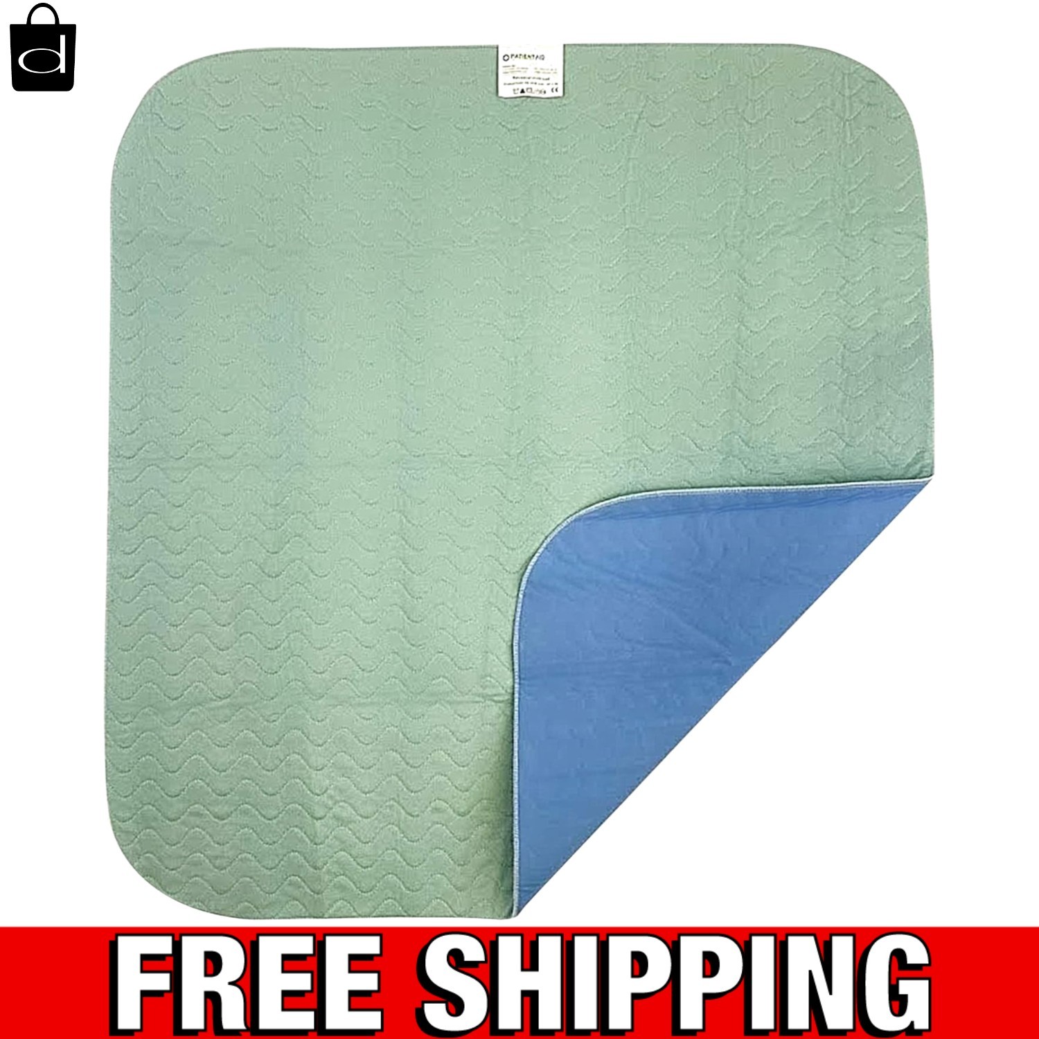 Patient Aid 34″ X 36″ Bed Pad ( 2 Pack) – Incontinence Mattress Bedding Protecto
